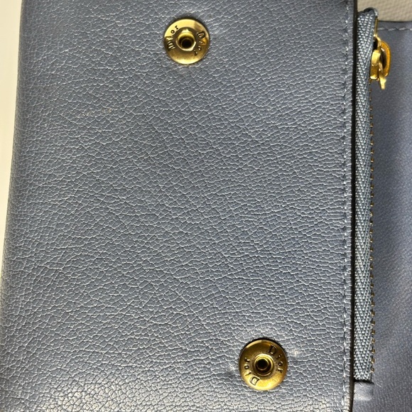 Dior Saddle Wallet Cerulian Blue - Picture 7 of 14